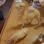 Antique 1920 s Celluloid Celluloid Vintage Animals Camel Cows Lion Horse X 5