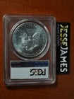 2017  p  Silver Eagle Pcgs Ms69 Struck At Philadelphia Mint Liberty Bell Label