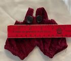 Teddy Bear doll Clothing - Corduroy Overalls Small  Red Or Blue