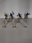 10pcs Vintage Toy Plastic Army Men Mix Lot Ww2 Soldiers German Louis Marx