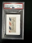 General George S  Patton Autograph Card Psa Certified  Signature Ww2 Army