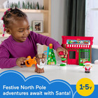 Fisher-price Little People Toddler Toys Christmas Wonderland Toy Set With Santa