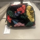 Vera Bradley Medium Cosmetic Makeup Bag Havana Rose New