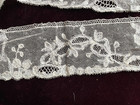Antique Bobbin Lace Flounce - Malines - 19th Century