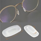 Eyeglass Nose Pads 4 Pair Of Replacement Square Premium Grade Soft Silicone -   