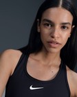 Nike Swoosh Medium Support Women s Padded Sports Bra Black Dx6821-010 Xxl - Nwt