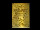 Rare 2 Side Amulet Jewish Shiviti 24k Gold Plating  For Protection And Success 