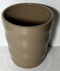 Vintage Ceramic Planter Flower Pot Gray Ribbed 5 5  Excel  Used Cond  Germany