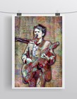 Muse Matt Bellamy Tribute Poster  Muse Pop Art With Free Shipping Us