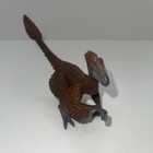 Schleich Feathered Velociraptor Dinosaur Figure Toys 6  Excellent Condition