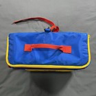 Vtg Fisher Price 1999 Stow N Go Booster Seat Blue Plastic Kids Toddler