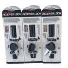 3 Towsmart 5 8 In Barrel Style Receiver Lock Black Powder Coat Hitch Pin 3 Pack