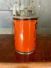 Phillips 66 Vintage Grease 1 Lb Advertising Can Orange black Gas   Oil