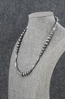 Sterling Silver Navajo Pearl Necklace 18  - Vintage