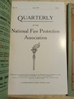2-1937 National Fire Protection Assoc  Quarterly Book Many Photos