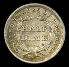 1840 O Seated Liberty Half Dime- No Drapery- Choice Vf- Smh-2311