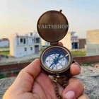 Antique Vintage Brass Pocket Compass Brass Nautical Compass Marine Compass Gift