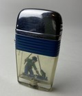 Vintage  Scripto Vu-lighter Fly Fisherman Fishing  Made In Usa Cigarette Lighter