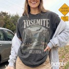 Vintage Yosemite National Park Comfort Tee Nature Outdoors Hiking Camping