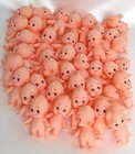 Miniature Plastic Figurines Kewpie 5cm 50pcs Obitsu Japan Adult Craft Supplies