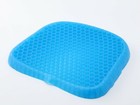2 Pcs Double Thick Gel Seat Cushion With Non-slip Cover   Breathable Comfort