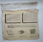 Vintage Craftaid No  5001 Animal Figure Leather Tooling Pattern Bear Deer Fish R