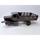Vintage Cast Iron And Pressed Steel Toy Vehicle Lot Pontiac Sedan Stake Truck