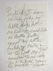 Deborah Mathers Handwritten Letter Referencing Eminem Family - Ghrr Coa