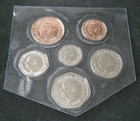 2025 Royal Mint Definitive Bunc 6 Coin Set From 1p To 50p - In Stock