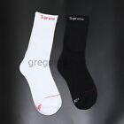 Supreme  Hanes Black White Socks  Two Pairs In Package   Authentic  New Brand
