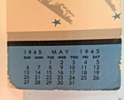 May 1945 Charles T Buehler American Naval Ships Spotter Ft  Steuben Beer Blotter