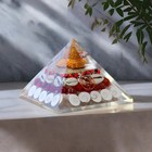 2  Goddess Laxmi Crystal Pyramid Shri Yantra Gomti Chakra For Positivity Health