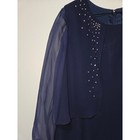 Glatter And Siss Navy Blue Dress Jacket Set Size 14 Mother Of The Bride