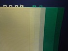 Lot Of 6  Darice Zehrco-giancola Plastic Canvas 7 Count 10 5  X 13 5  Sheets Grn