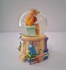 Disney Henson Vintage Bear In The Big Blue House Mini Sparkle Snow Globe 3 