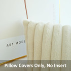 Pack Of 2 Faux Fur Plush Decorative Throw Pillow Covers For Home  Couch Cushion 