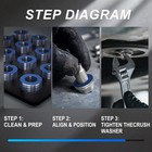 24pcs M12 Oil Drain Plug Gasket Aluminum Crush Washer For Toyota Lexus Scion