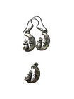 Cow Jumping Over The Moon  A Nursery Rhyme-inspired Jewelry Set