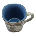Takahashi Siamese Cat Floral Hand Decorated Coffee Cup Mug Vintage