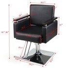 Reshable Classic Hydraulic Barber Salon Chair Beauty Spa Shampoo Equipment black
