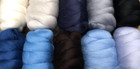 Winter Wonderland Top Roving Spinning Felting Merino Wool  9 5 Oz Bag