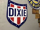 Antique Vintage Old Style Dixie Gasoline Oil Sign
