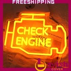 Check Engine Neon Led Light Sign  Led Neon Sign For Garage Decor Man Cave Bar