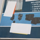 Weatherables Gate Hardware Kit For Single Outdoor Gates Wbga-singlekit-nw