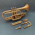 Silver York Professional Bb Cornet With Extra Slides   Mouthpiece S n 20021