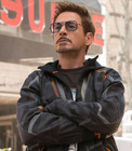 Tony Stark Sunglasses Vintage Square Metal Frame Eyeglasses For Men W   