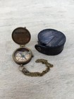Vintage Antique Brass Pocket Compass For Boy Scouts 2-inch Maritime Gift