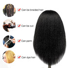 Ishot Mannequin Head Human Hair-100  Real Human Hair hairdresser Training Head d
