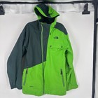 The North Face Cryptic Ski Snowboard Jacket Mens Size M Green Hyvent Gonzo