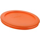 Pyrex  6  7200 2 Cup Glass Bowls    6  7200-pc Orange Lids